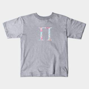 Pi Splash Greek Letter Kids T-Shirt